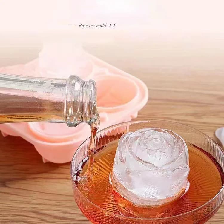 Форма для льда Rose на 4 ячейки